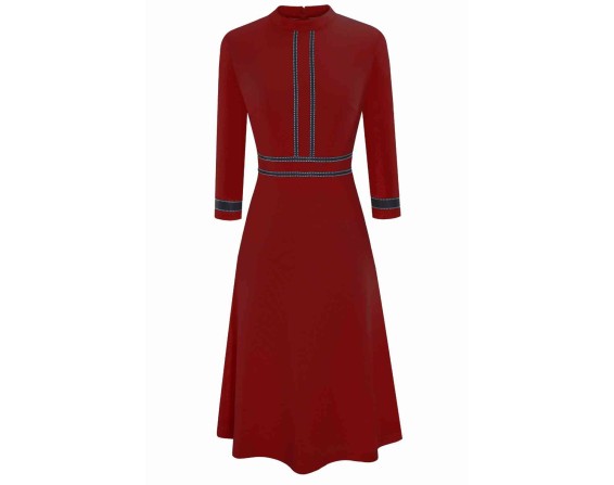 Three-Quater Sleeve Dress