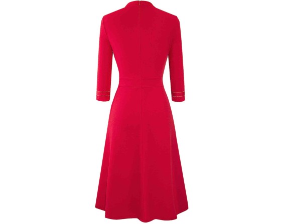 Three-Quater Sleeve Dress