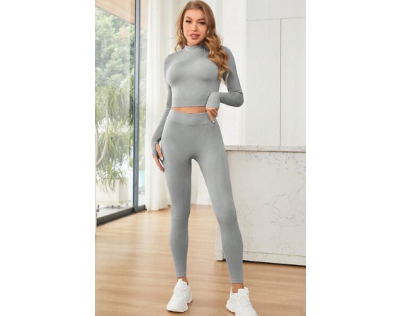 Long Sleeve Top and Leggings Active Set