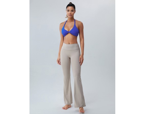 Twisted Halter Neck Active Bra